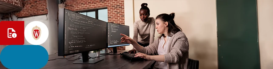 showing her friend about the A+ Certification Unlocking Your IT Career Potential