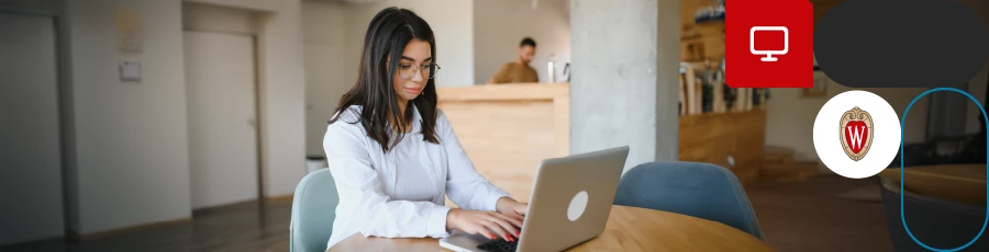 sitting at a home office while there's a guy in the background and Demystifying the Exam Tools and Techniques